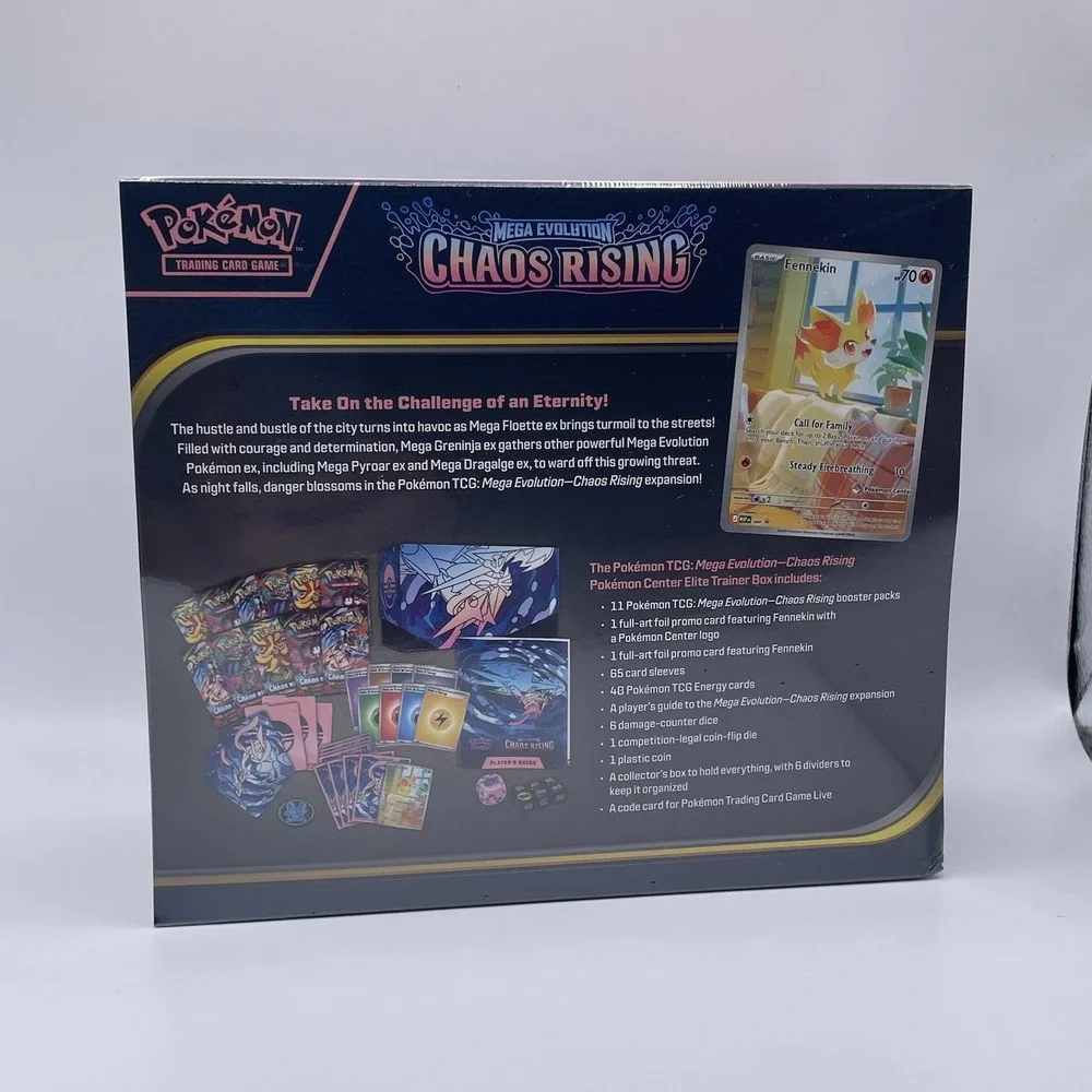 Pokemon TCG Chaos Rising Pokemon Center ETB Elite Trainer Box SEALED